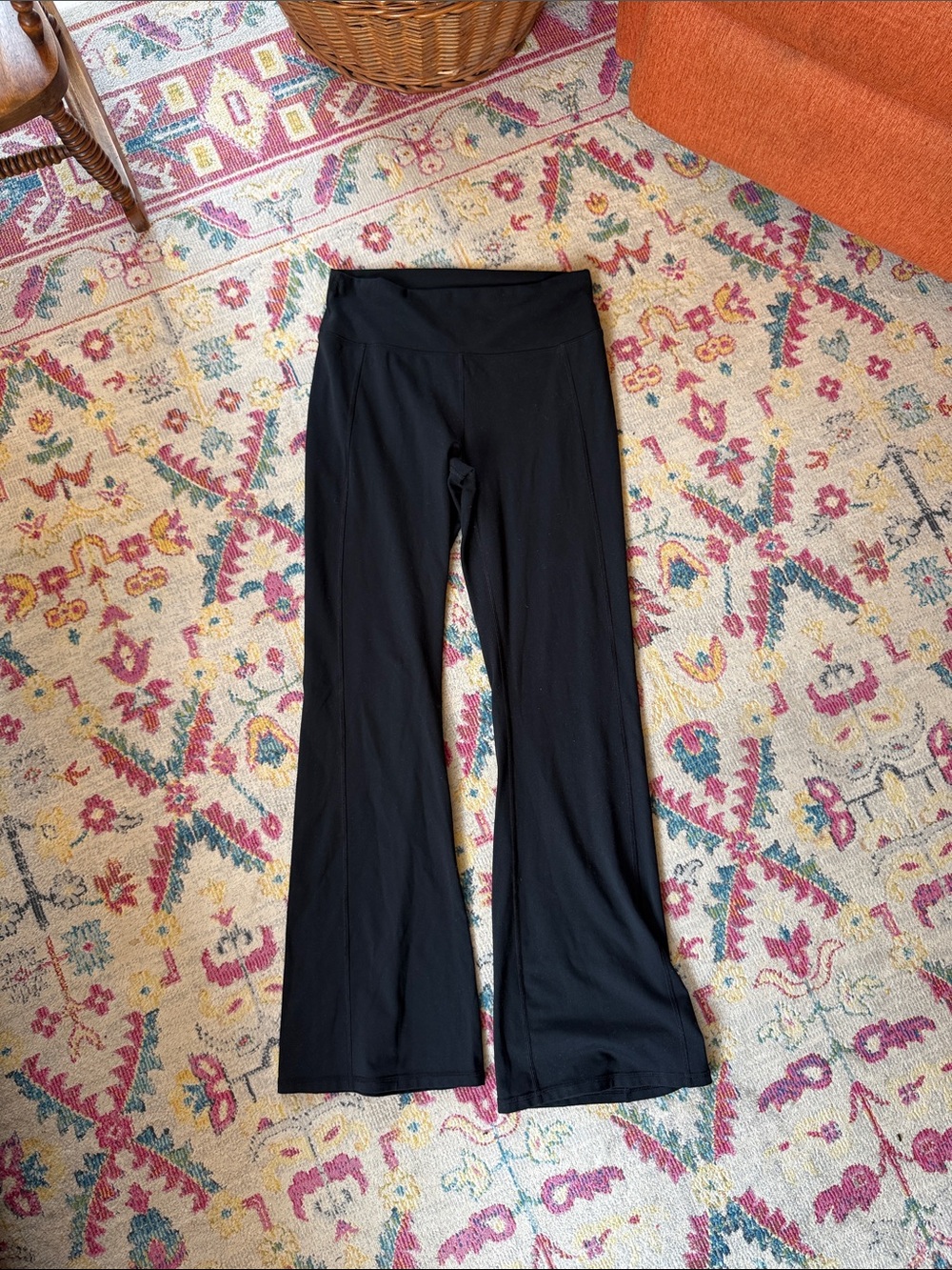 Fabletics Black Wide-Leg Track Pants
